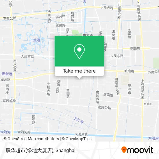 联华超市(绿地大厦店) map