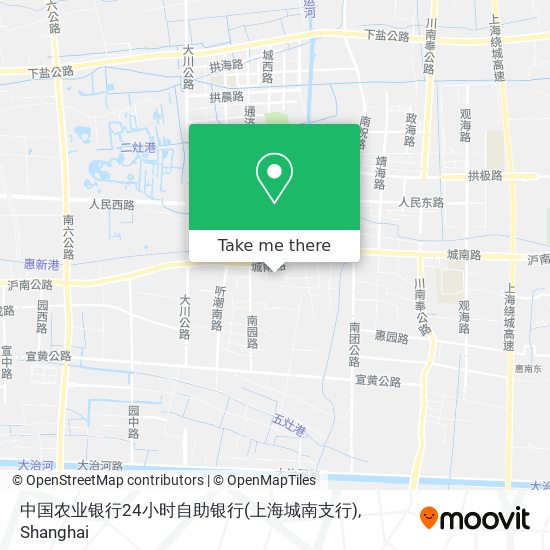 中国农业银行24小时自助银行(上海城南支行) map