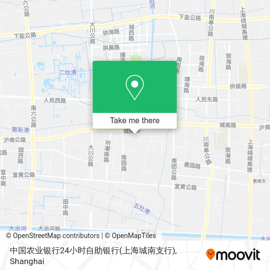 中国农业银行24小时自助银行(上海城南支行) map