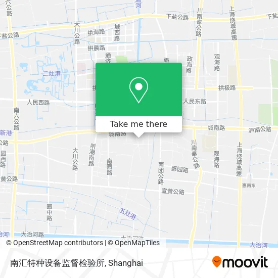 南汇特种设备监督检验所 map