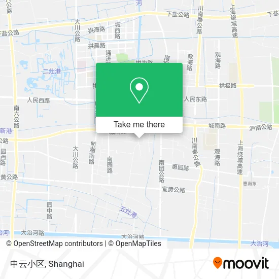 申云小区 map