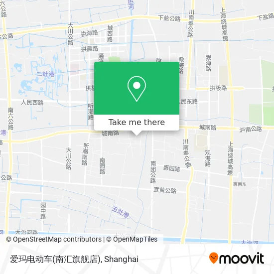 爱玛电动车(南汇旗舰店) map