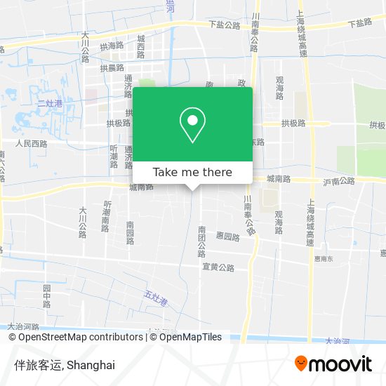 伴旅客运 map