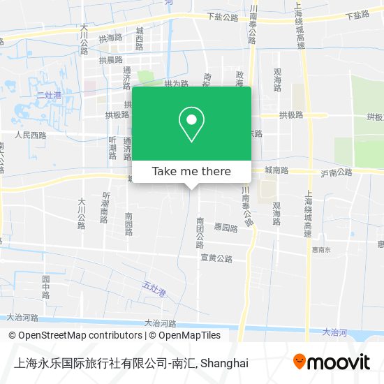 上海永乐国际旅行社有限公司-南汇 map