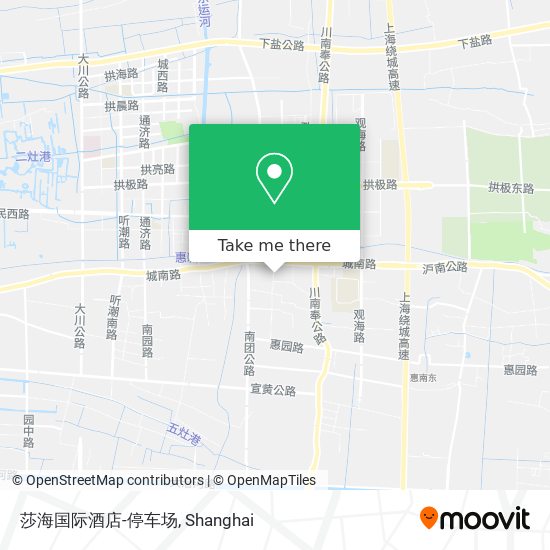 莎海国际酒店-停车场 map
