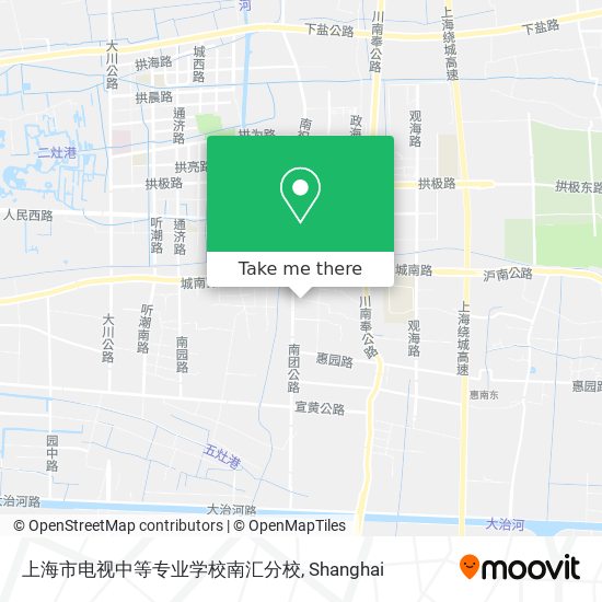 上海市电视中等专业学校南汇分校 map