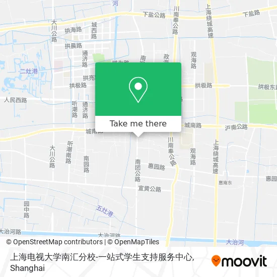 上海电视大学南汇分校-一站式学生支持服务中心 map