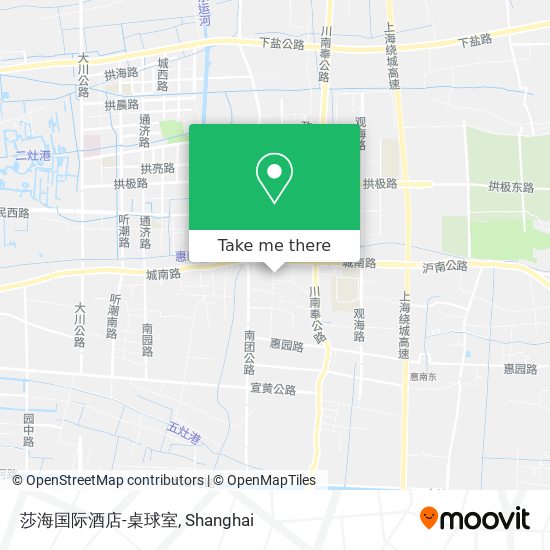 莎海国际酒店-桌球室 map
