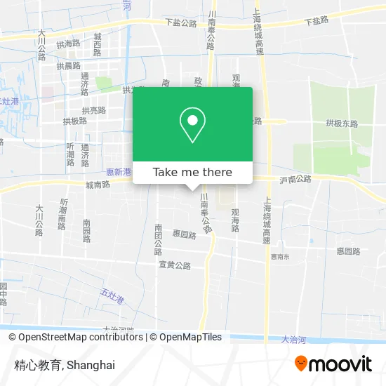 精心教育 map
