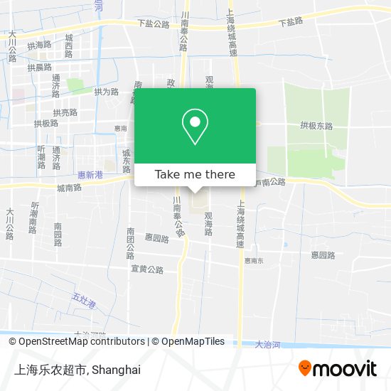 上海乐农超市 map