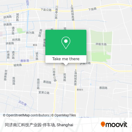 同济南汇科技产业园-停车场 map