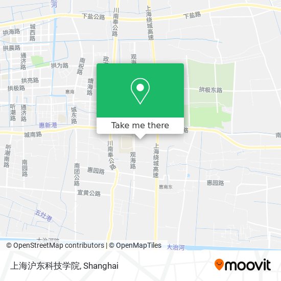 上海沪东科技学院 map