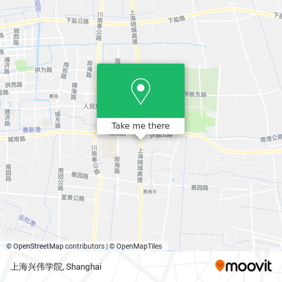 上海兴伟学院 map