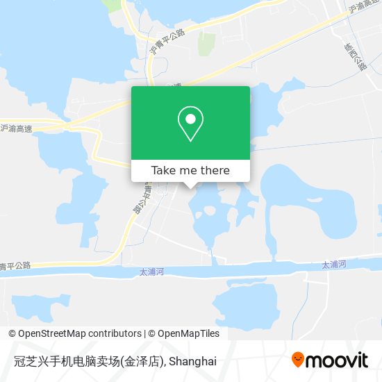 冠芝兴手机电脑卖场(金泽店) map