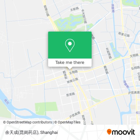 余天成(昆岗药店) map