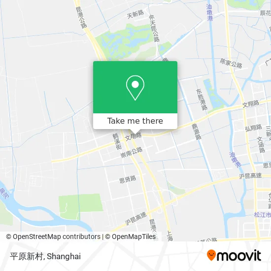 平原新村 map