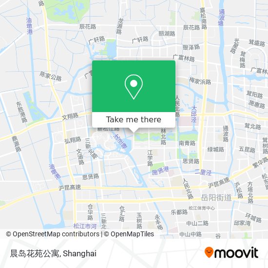 晨岛花苑公寓 map