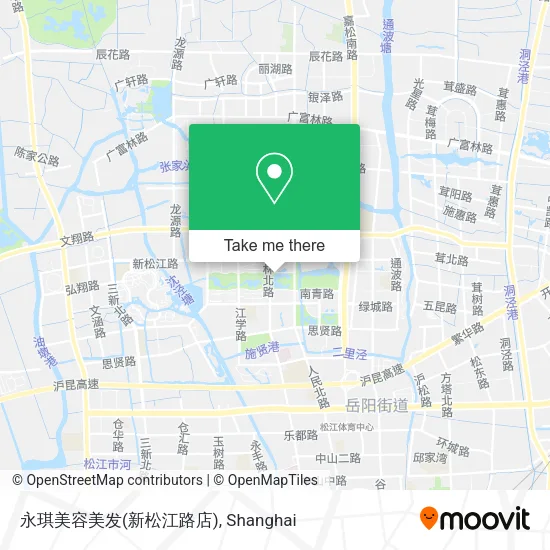 永琪美容美发(新松江路店) map