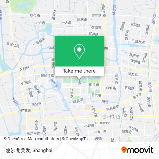 悠沙龙美发 map