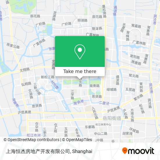 上海恒杰房地产开发有限公司 map