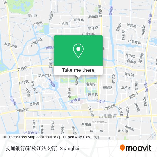 交通银行(新松江路支行) map