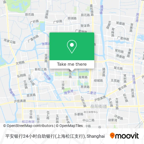 平安银行24小时自助银行(上海松江支行) map