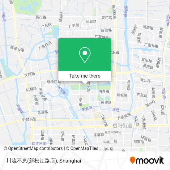 川流不息(新松江路店) map