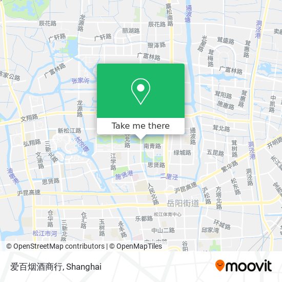 爱百烟酒商行 map