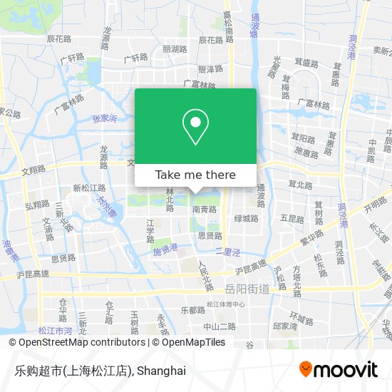 乐购超市(上海松江店) map