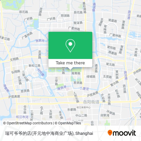 瑞可爷爷的店(开元地中海商业广场) map