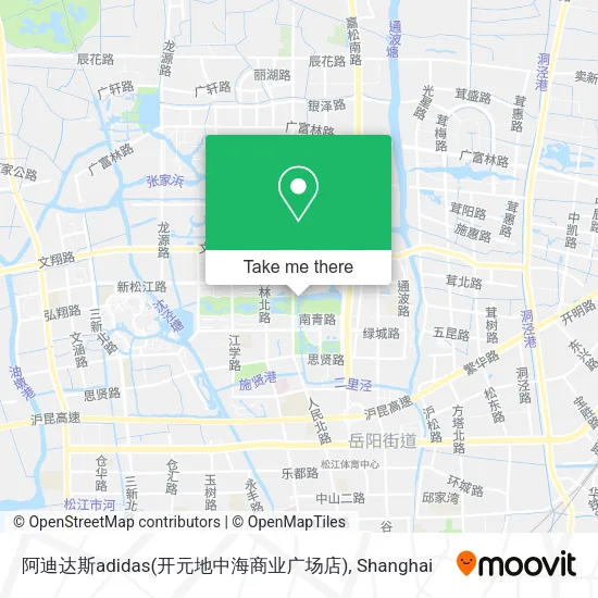 阿迪达斯adidas(开元地中海商业广场店) map