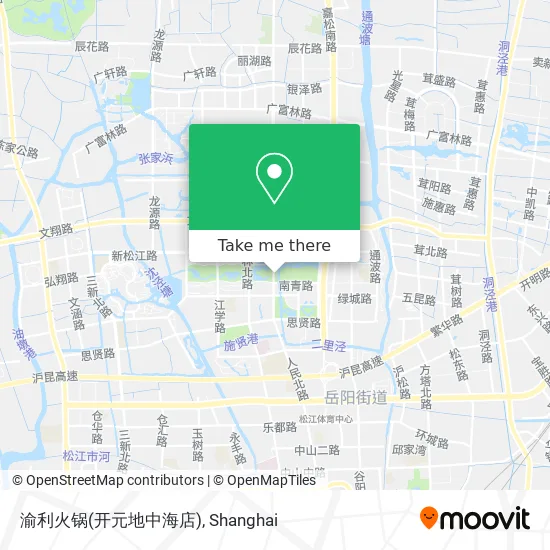 渝利火锅(开元地中海店) map