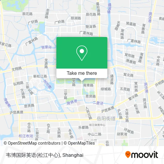 韦博国际英语(松江中心) map