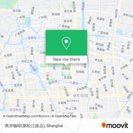 两岸咖啡(新松江路店) map