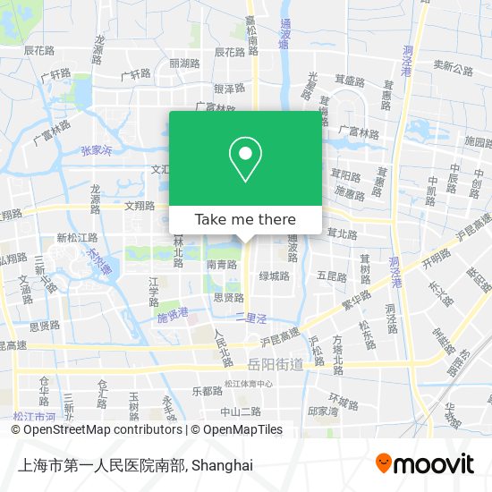 上海市第一人民医院南部 map