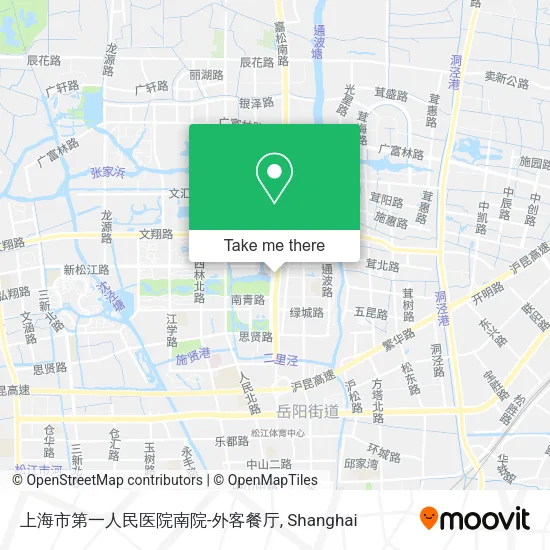 上海市第一人民医院南院-外客餐厅 map
