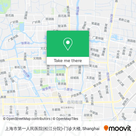 上海市第一人民医院(松江分院)-门诊大楼 map