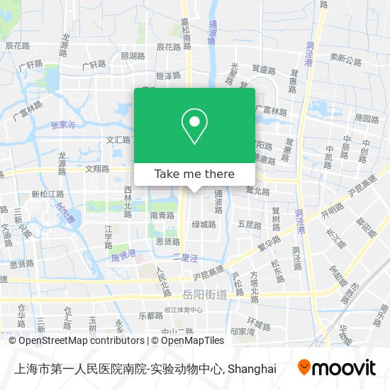 上海市第一人民医院南院-实验动物中心 map