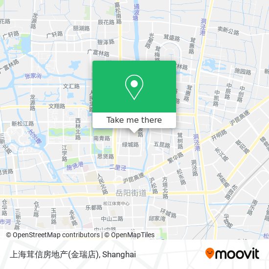 上海茸信房地产(金瑞店) map