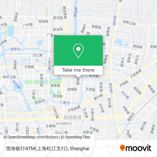 渤海银行ATM(上海松江支行) map