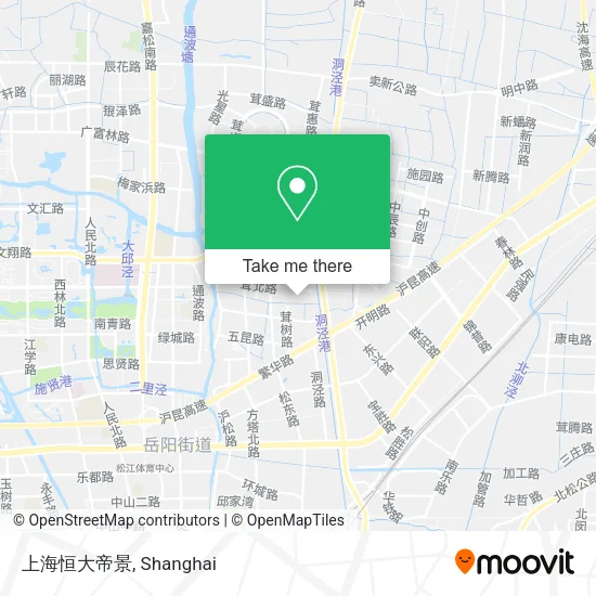 上海恒大帝景 map