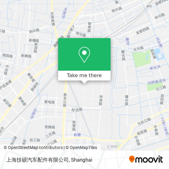 上海技硕汽车配件有限公司 map