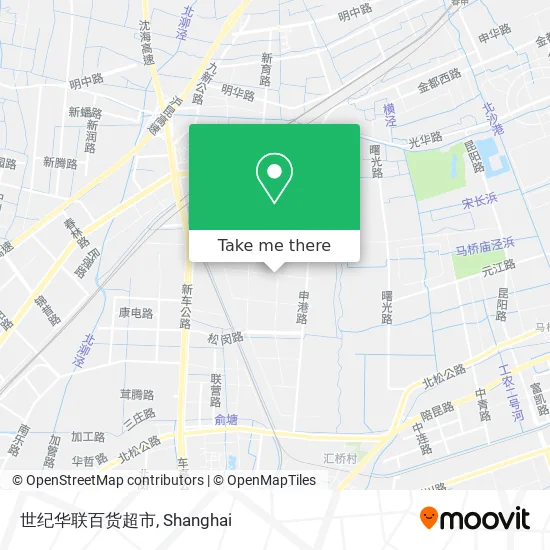 世纪华联百货超市 map