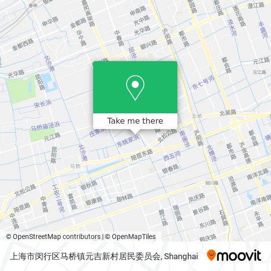 上海市闵行区马桥镇元吉新村居民委员会 map