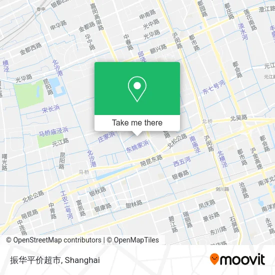 振华平价超市 map