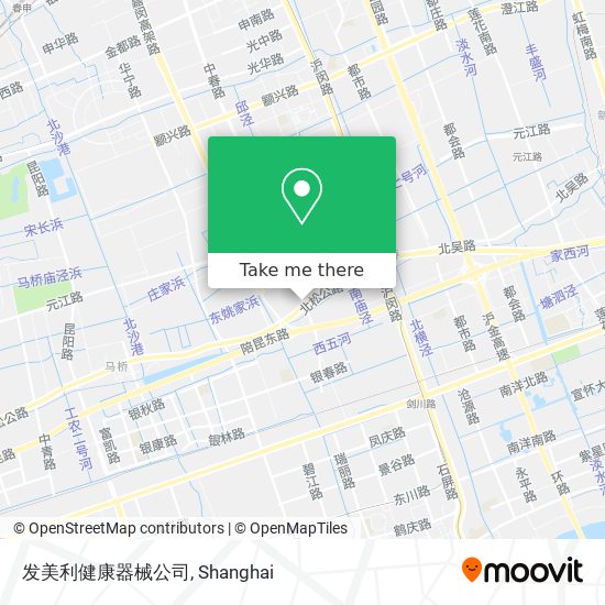 发美利健康器械公司 map