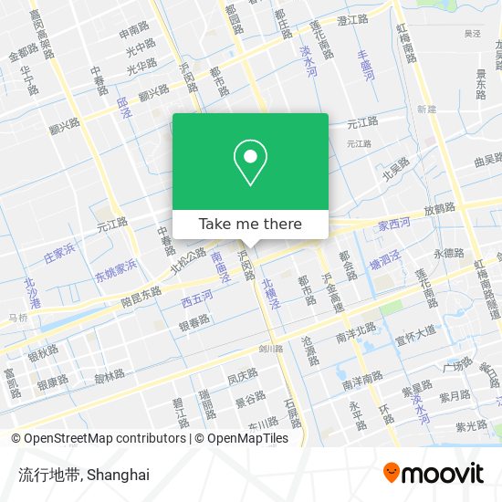 流行地带 map