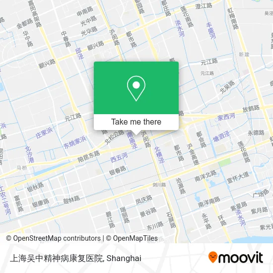 上海吴中精神病康复医院 map