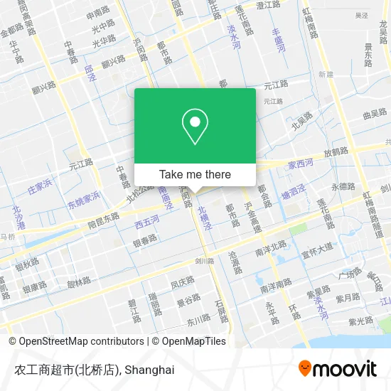 农工商超市(北桥店) map