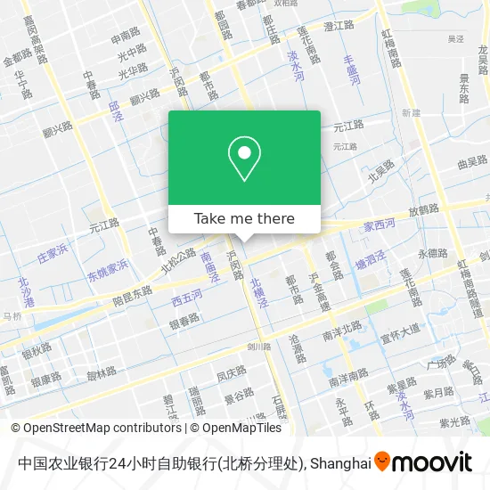 中国农业银行24小时自助银行(北桥分理处) map